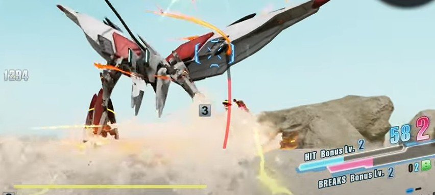 A look at the combat in Gundam Breaker 4